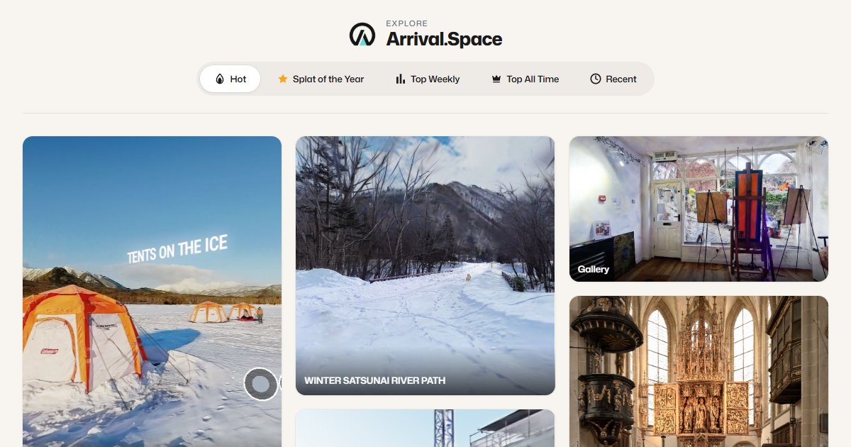 Explore Spaces — Arrival.Space